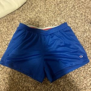 Blue champion shorts
